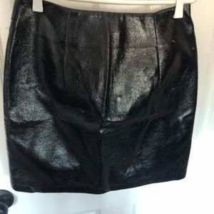 Top shop leather mini skirt